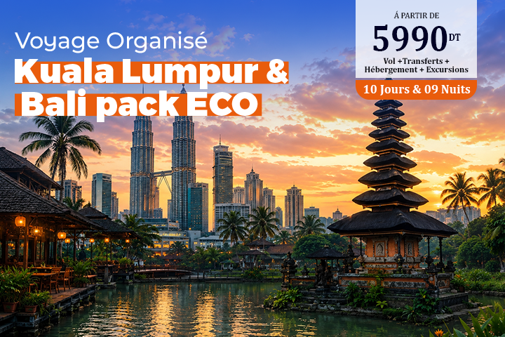 Kuala Lumpur - Bali pack ECO