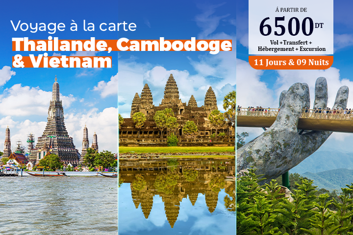 THAILANDE – CAMBODGE – VIETNAM