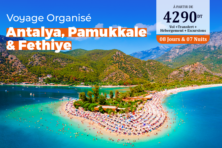 Antalya – Pamukkale – Fethiye