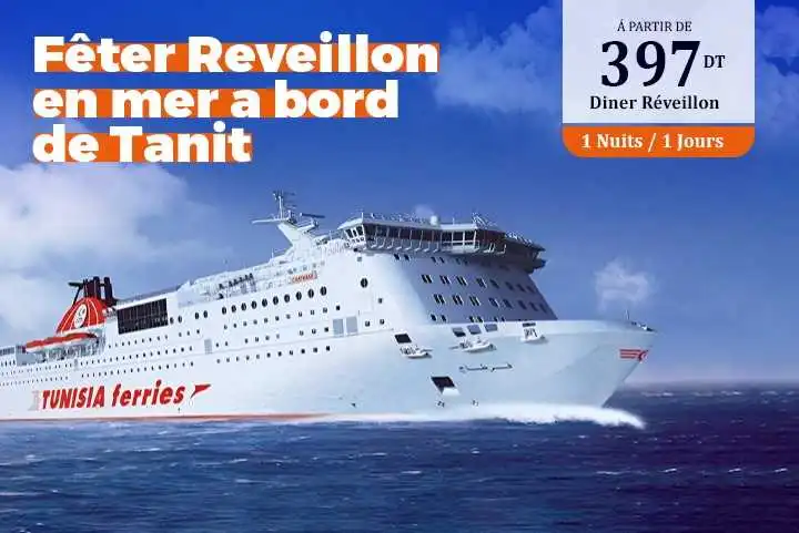 FÊTER REVEILLON EN MER A BORD DE TANIT