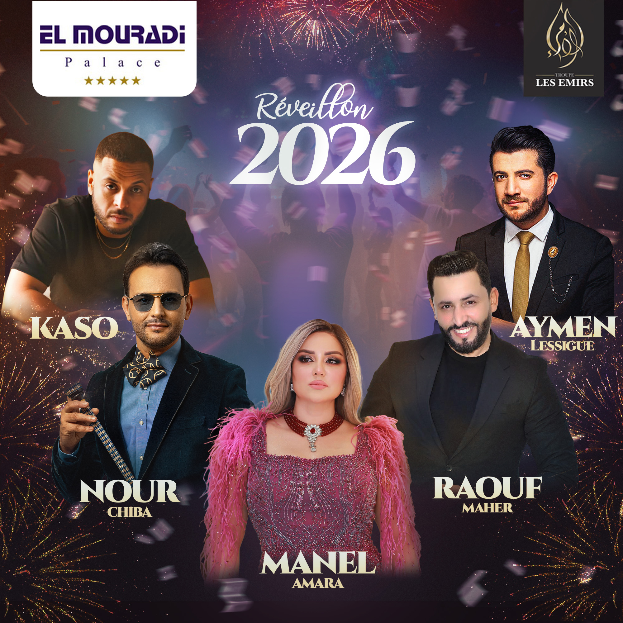 Soirée Réveillon El Mouradi Palace