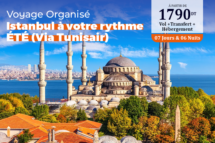 Istanbul à votre rythme ÉTÉ (Via Tunisair)