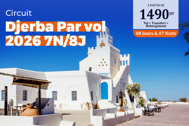Djerba Par vol 2026 7N/8j